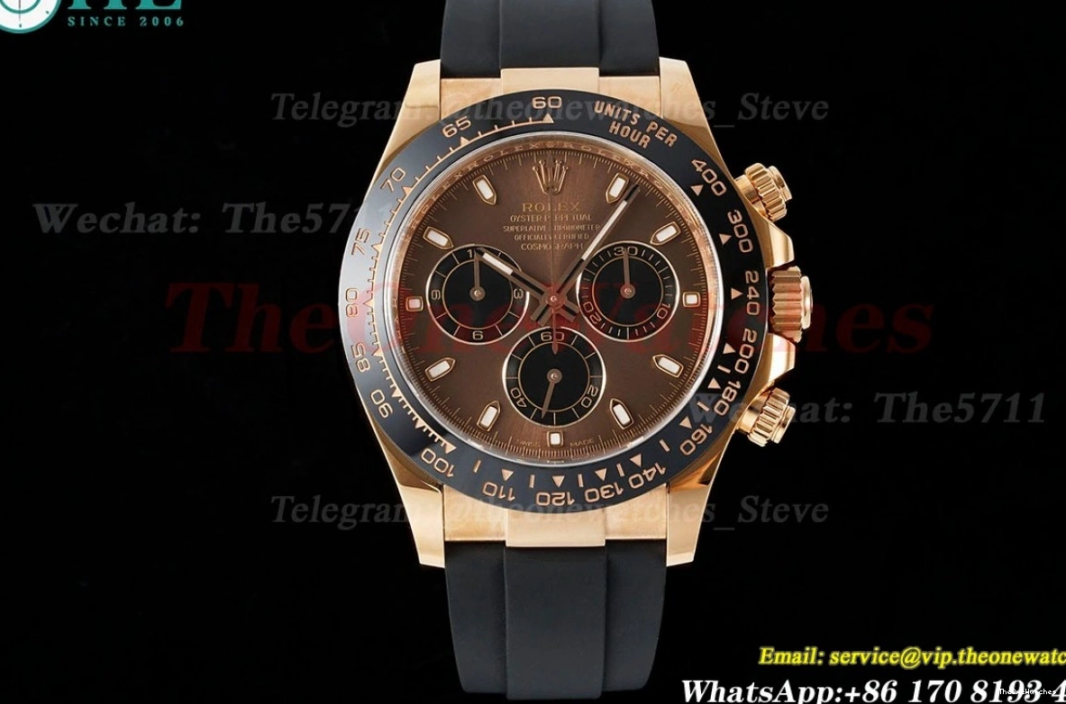 DD4130 Dial Brown RG Daytona Clean RU 40mm 116515 0212
